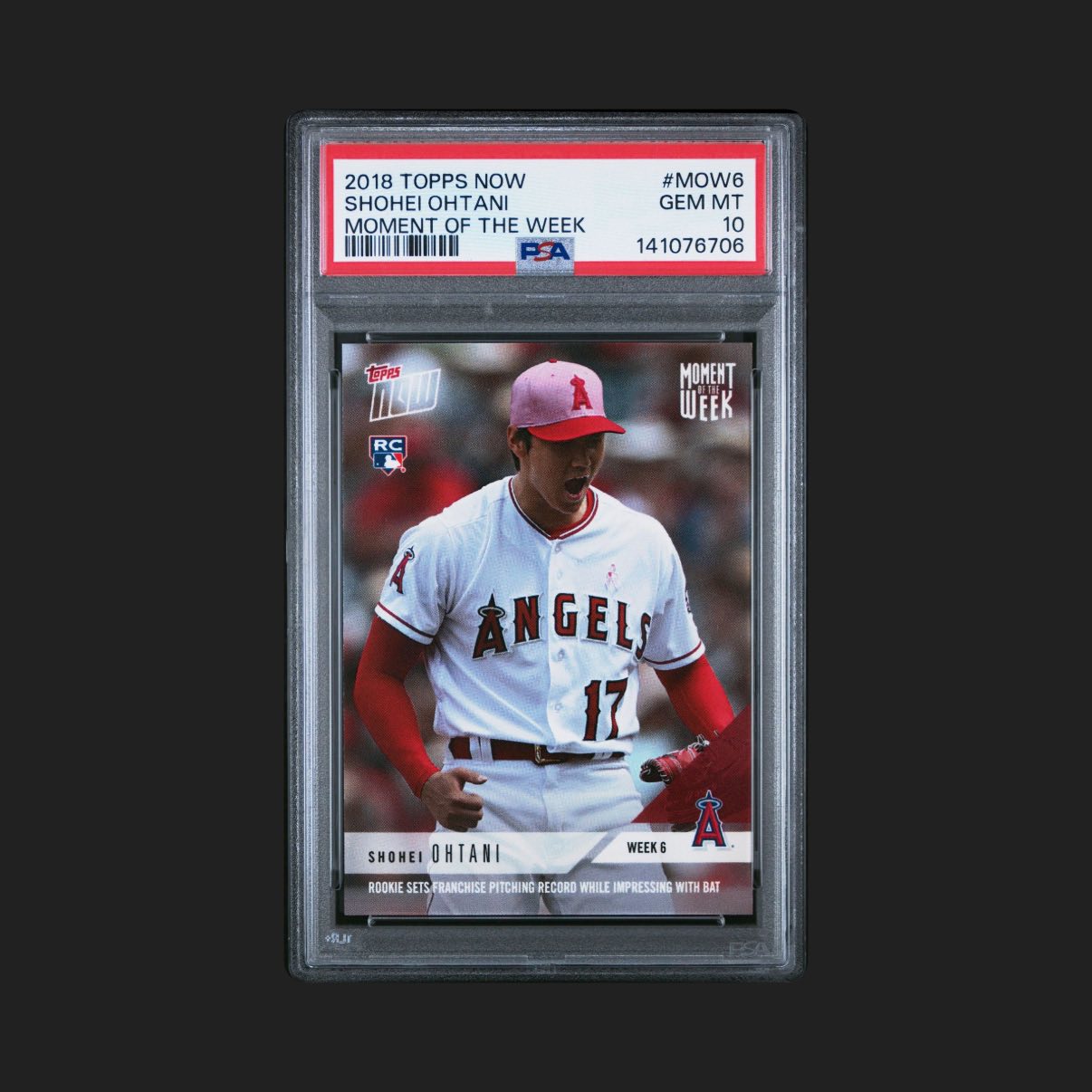 PSA10 大谷翔平 トラウト 2018 Topps Now MOW-24 RC