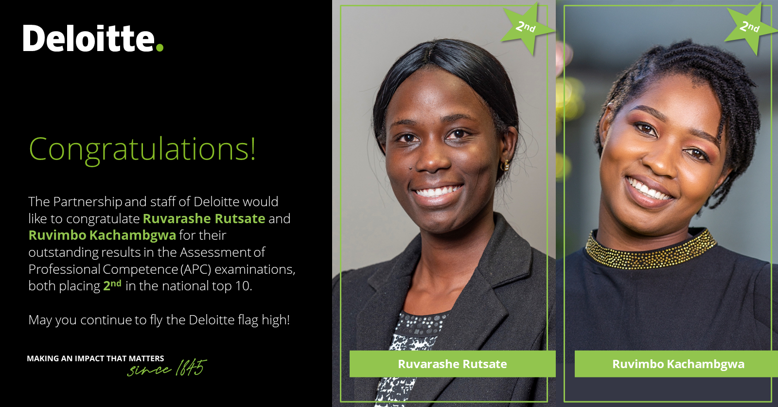 Deloitte - The Partnership and staff of Deloitte would... | Facebook