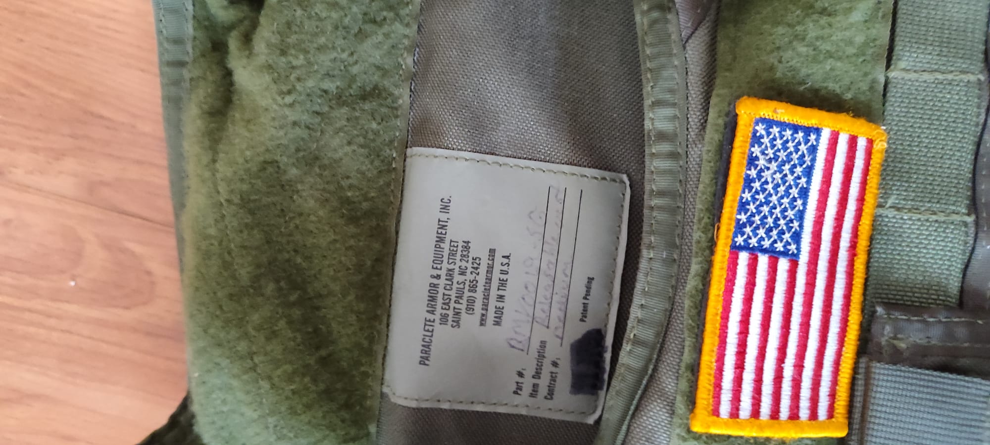 Pre-MSA Paraclete RMV 720 with pouches. Everything is new old
