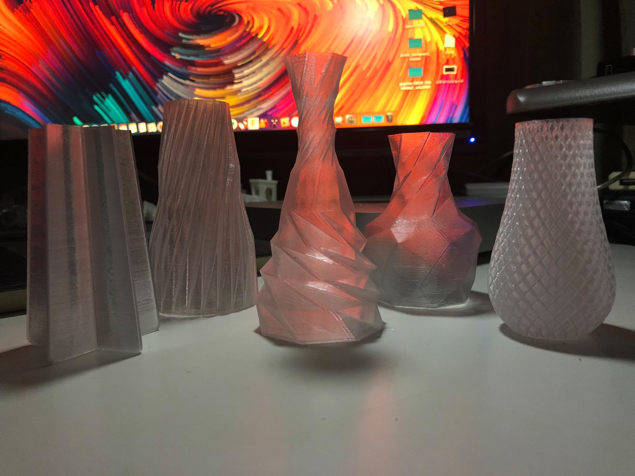 Snapmaker - These mini vases were made of PETG/PLA via... | Facebook