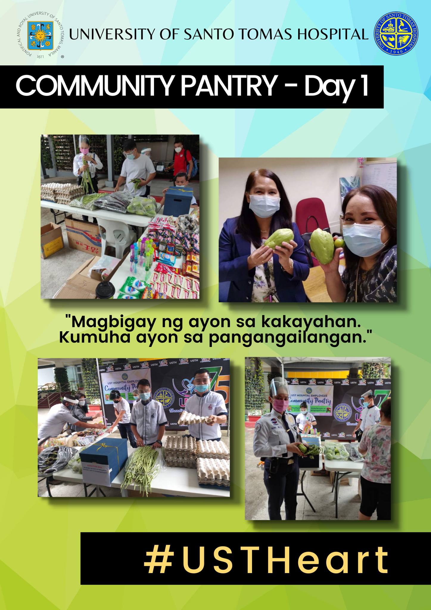 UST - LOOK: Here are some pictures taken during the DAY 1 of our USTH ...