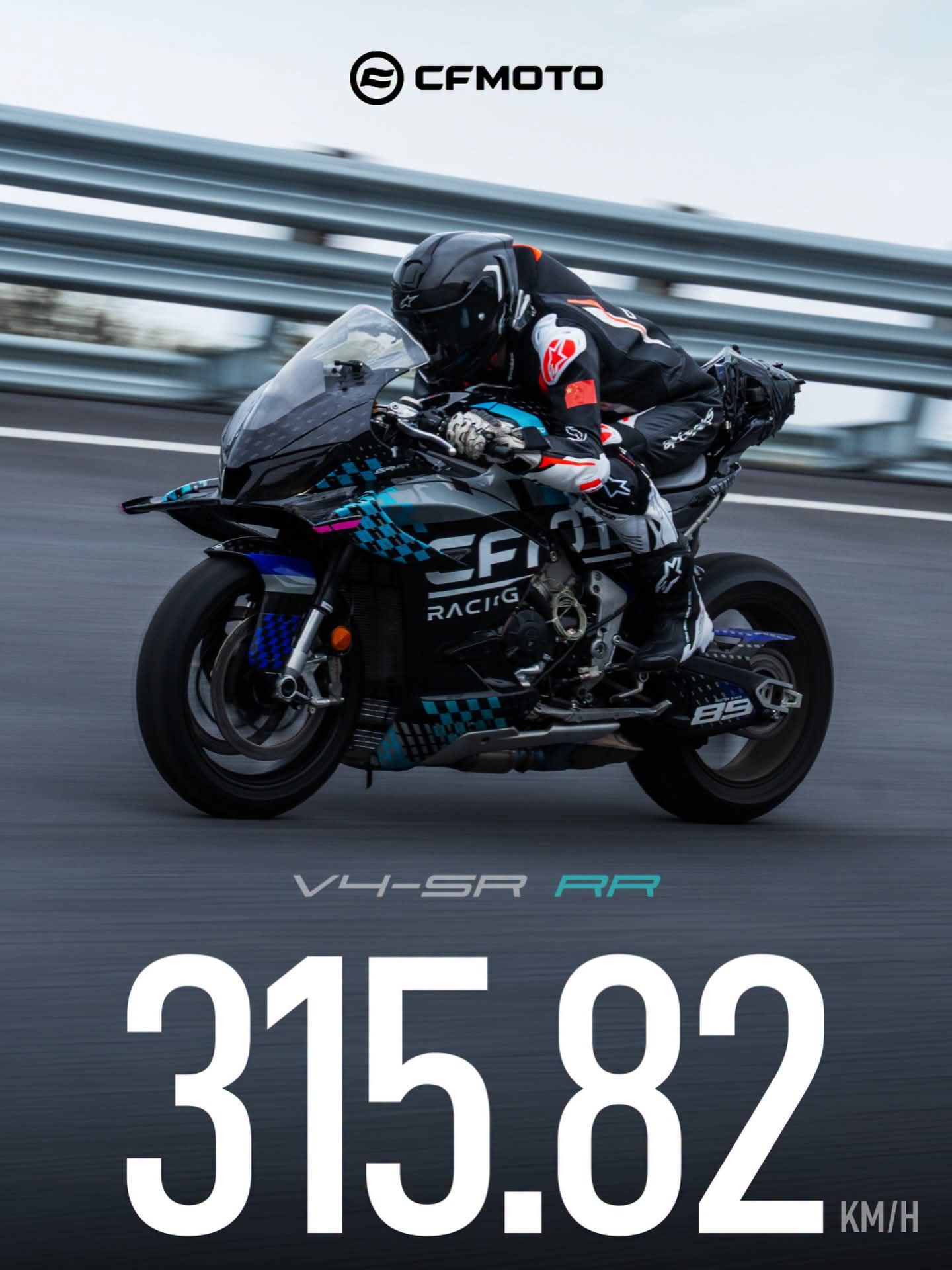 On June 15th, during the China Motorcycle Top Speed Record