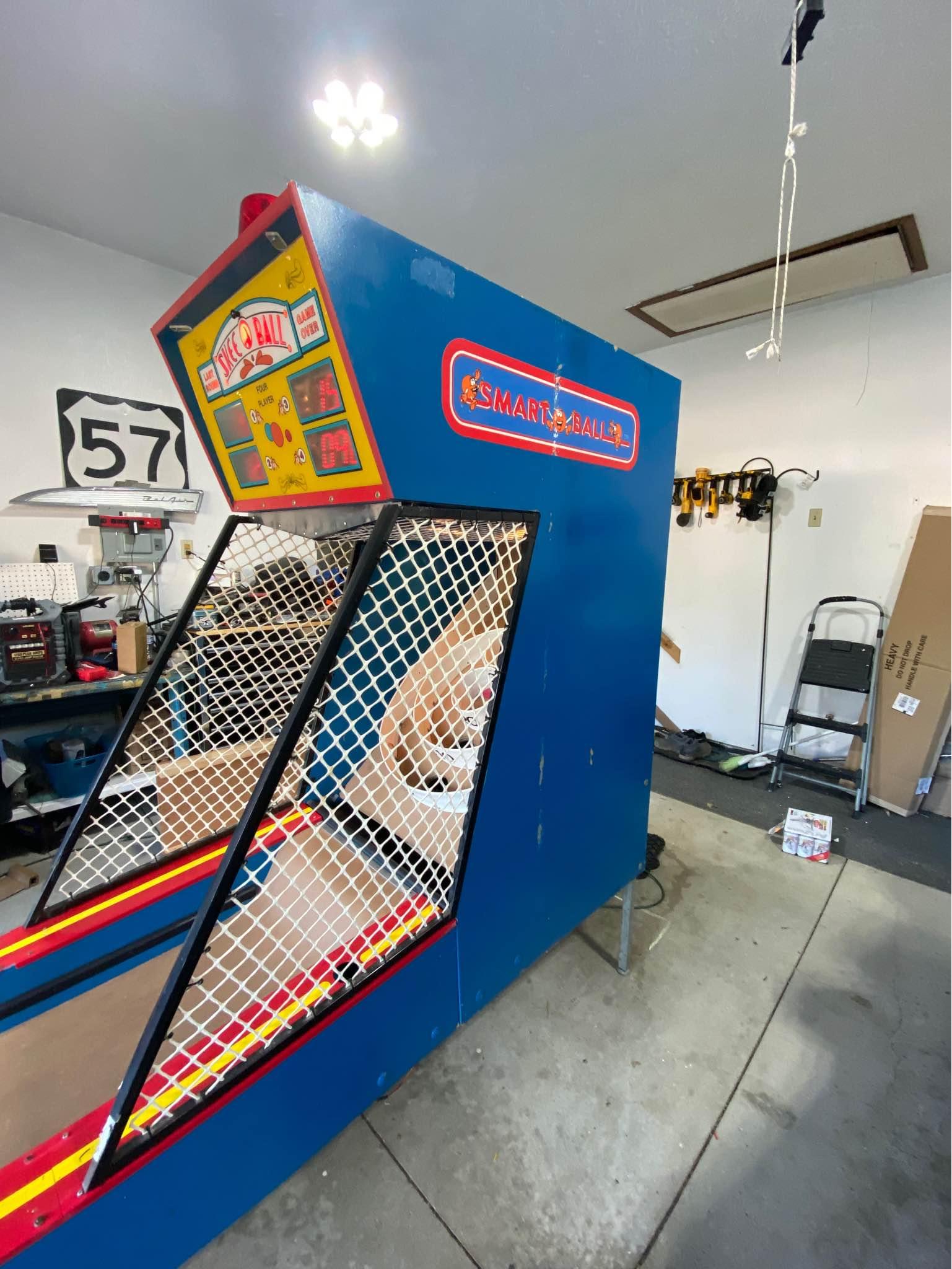 Skeeball smart ball arcade game machine Rare 4 player version - Slot ...