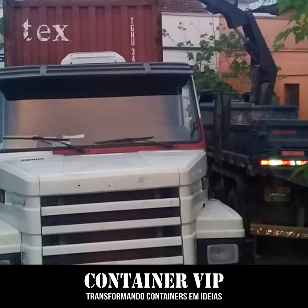 CONTAINER VIP - Entrega de dois containers de 6m que serão...