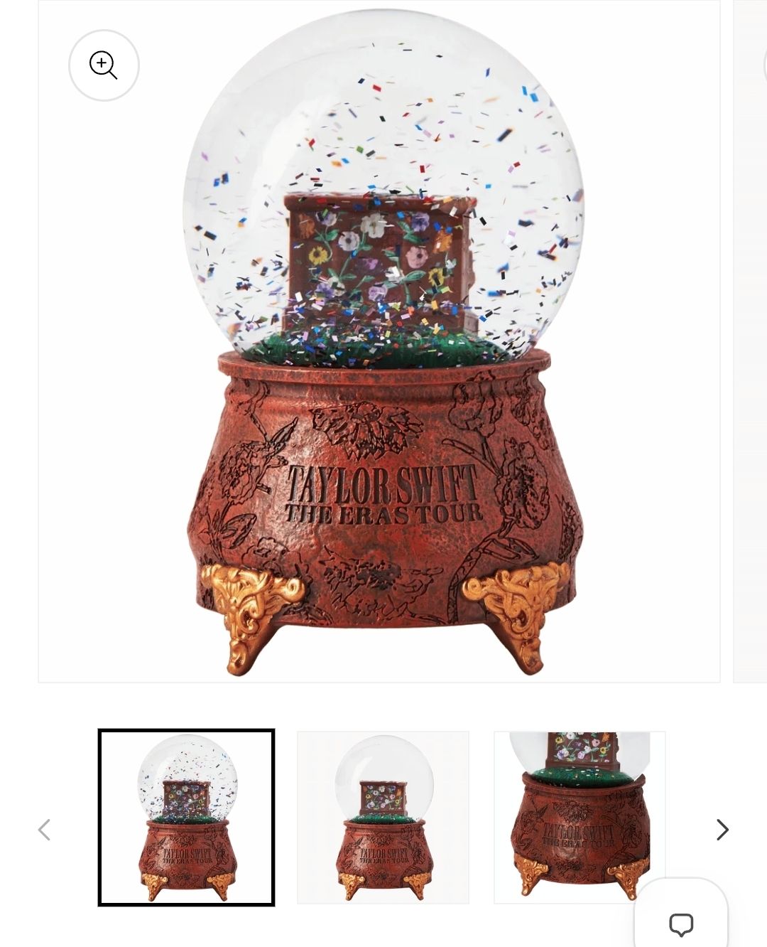 Got snowglobe from Taylor Swift's eras tour