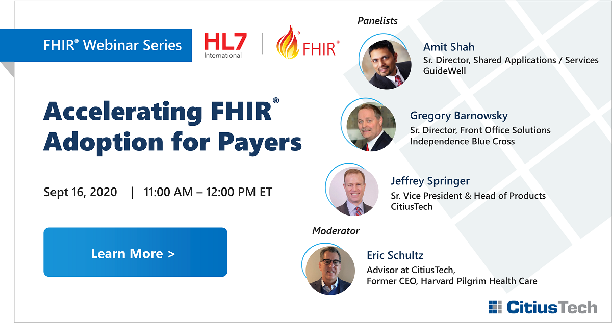 CitiusTech - HL7 Webinar | Join healthcare industry experts Amit Shah ...