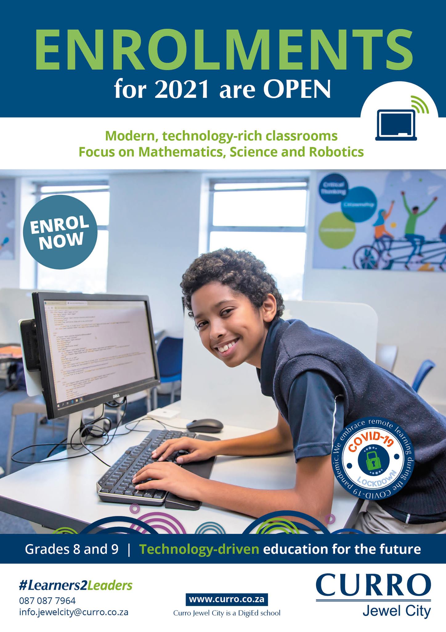 Our applications for 2021 are now open... - Curro Jewel City