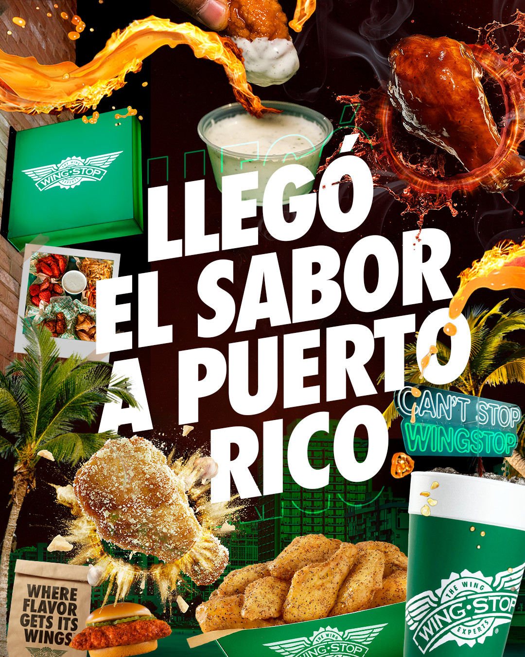 Acabamos de caerle a PUERTO RICO y... - Wingstop Puerto Rico | Facebook
