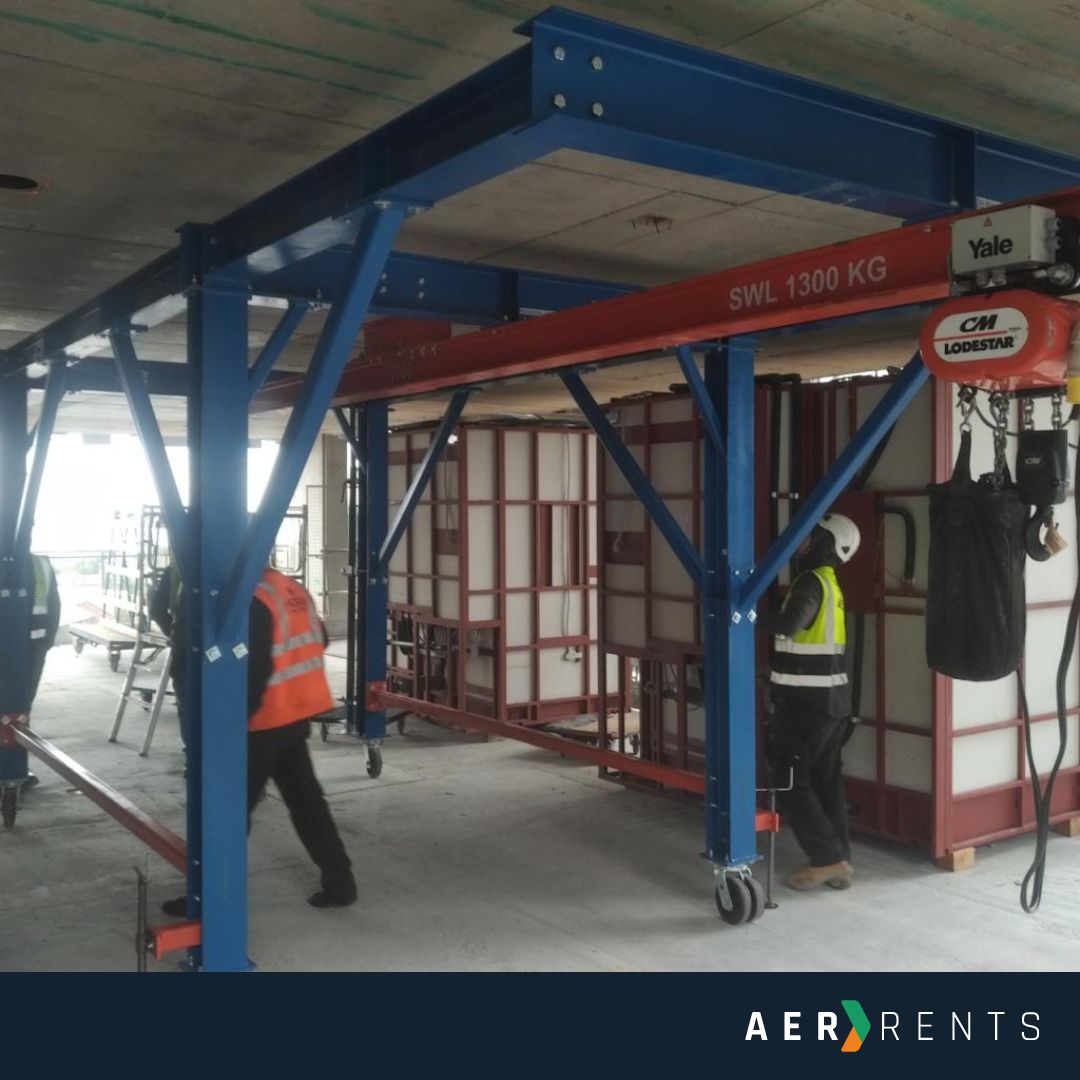 AER Rents - The Hudson Lifting Team proudly delivered a...