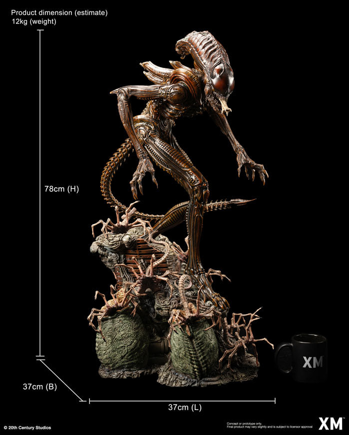 Original Xenomorph Hive Warrior Alien figure from 1998