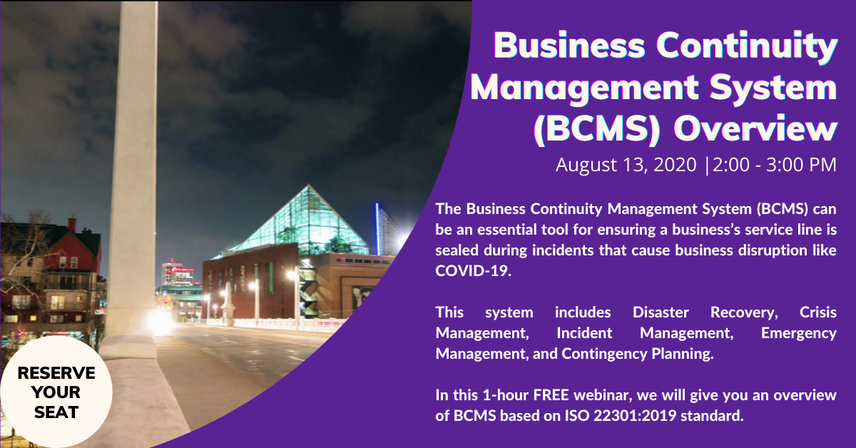 GCSS Inc. - The Business Continuity Management System... | Facebook
