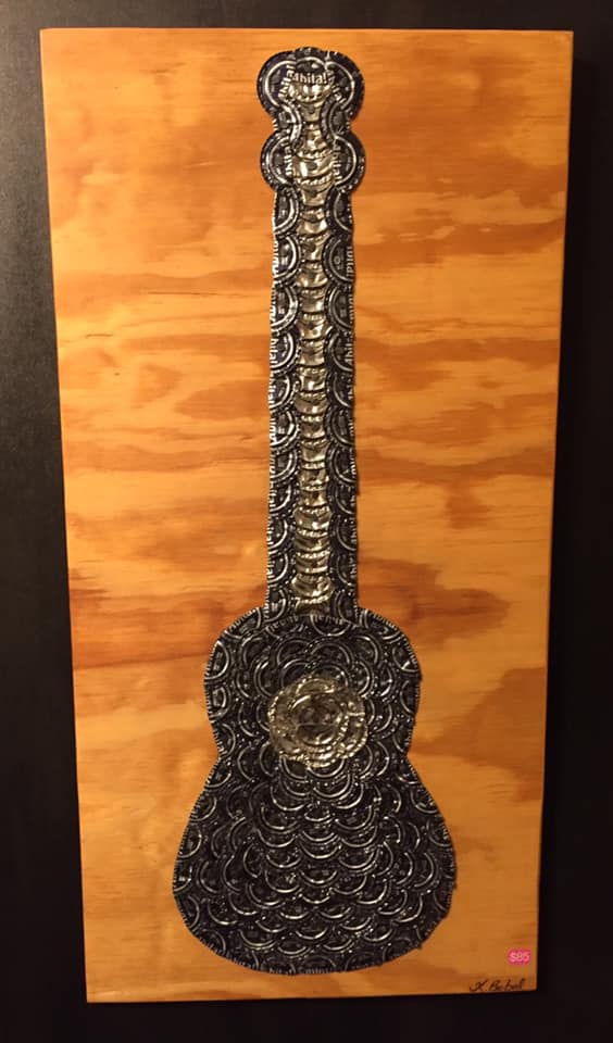 Bottle Cap Art by Kristie