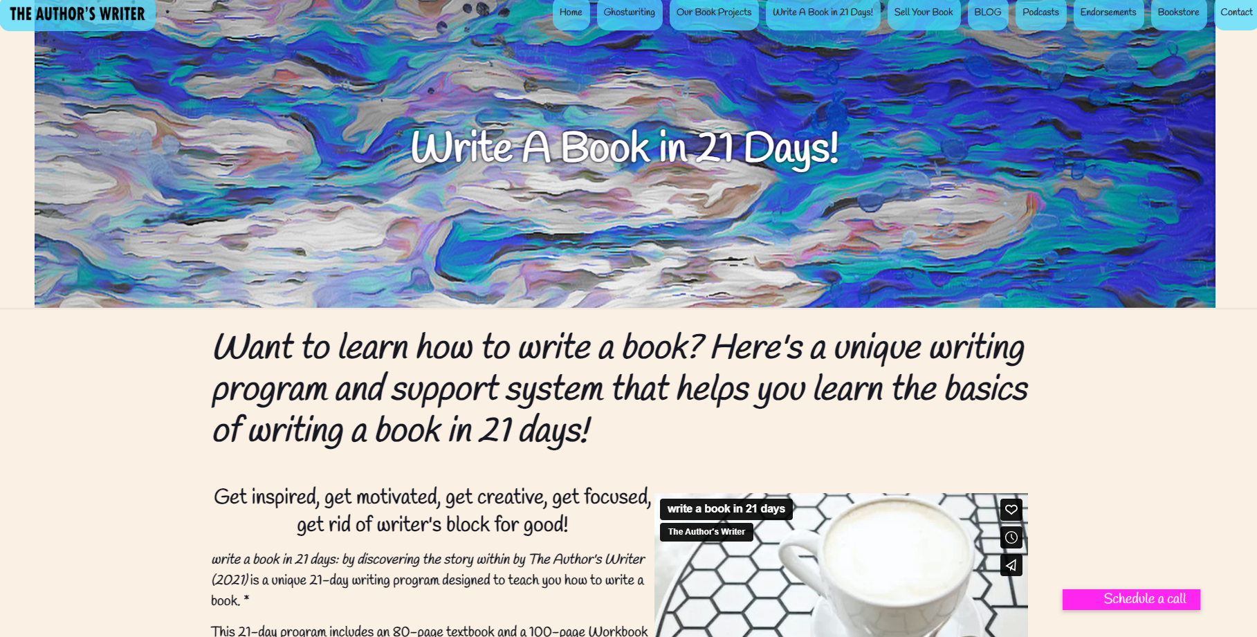 Write a book in 21 days