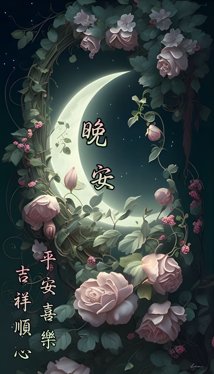 美食 & 早午晚問候圖 | # **夜安，平安舒眠
