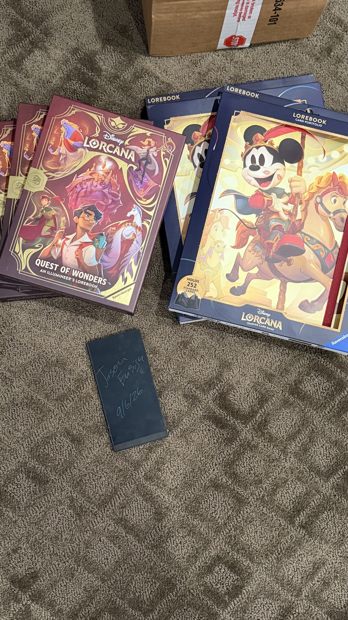 LORCANA ロルカナ カードポートフォリオ LOREBOOK ミッキー Lorcana