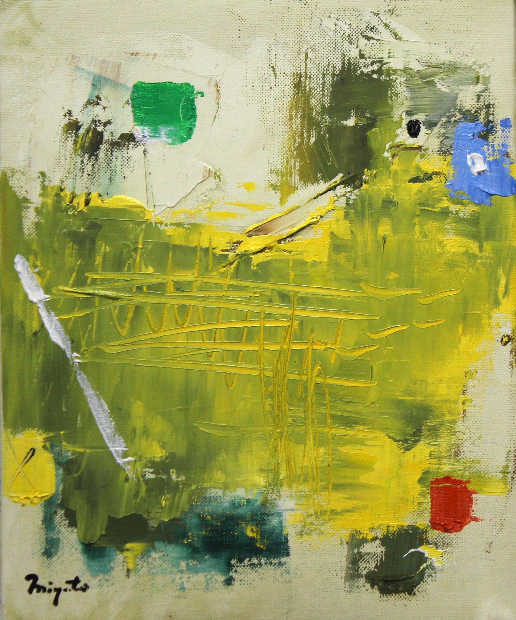 Oil painting Abstract expressionism 抽象表現主義 絵画 抽象表現主義