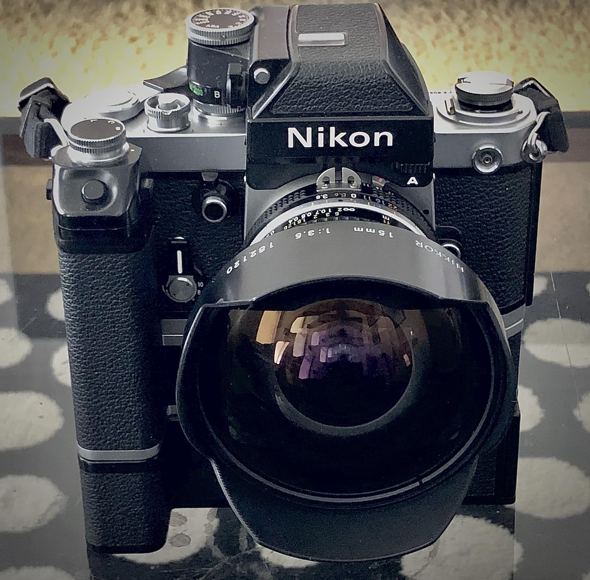 Nikon F2 with MD-2, MB-1 and MF-1