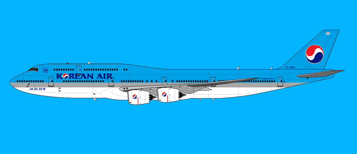 HXModels 1:400 Korean Air B747-8i HL7638