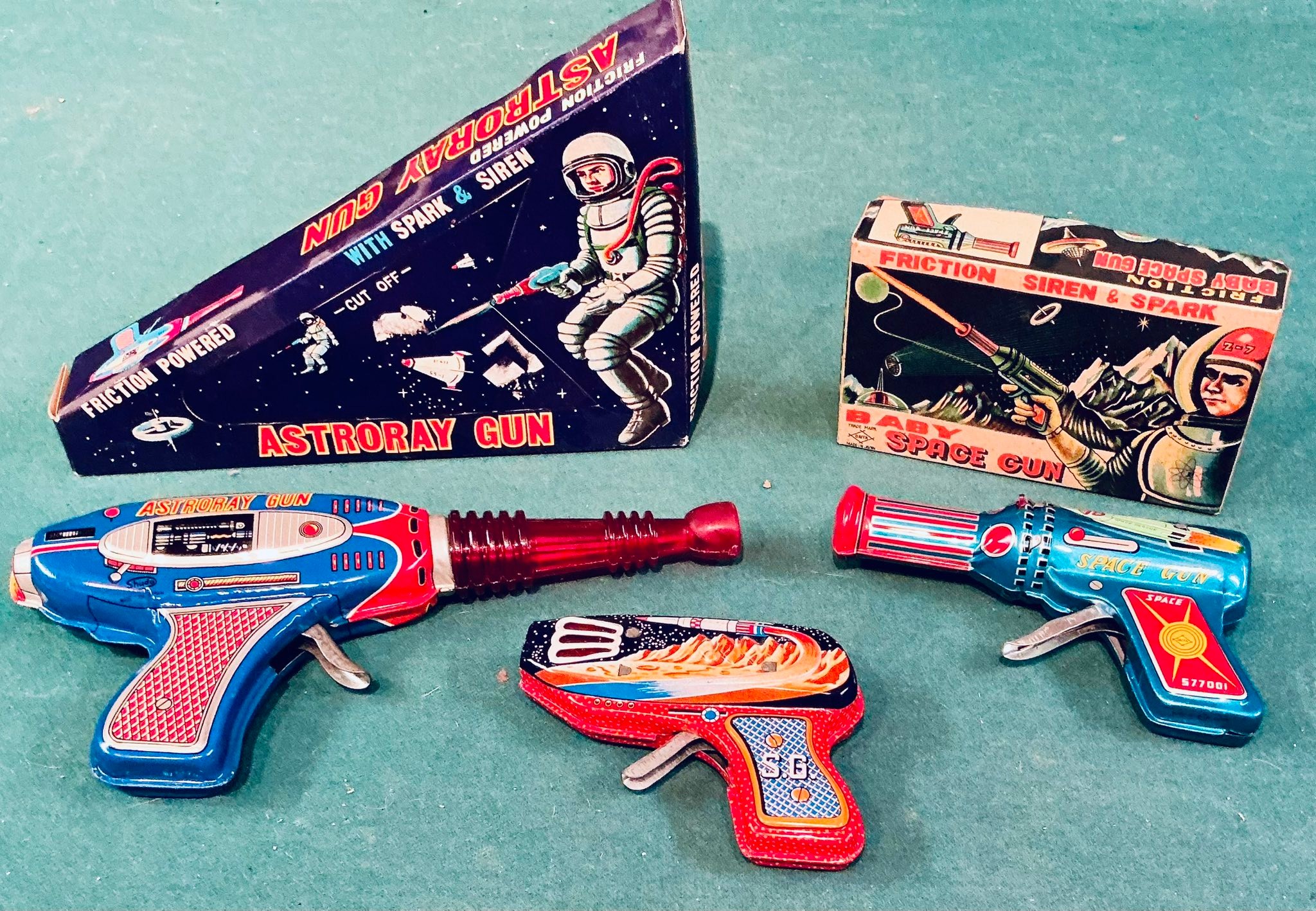 Vintage Space Pilot X Ray Gun toy from Japan 1970s