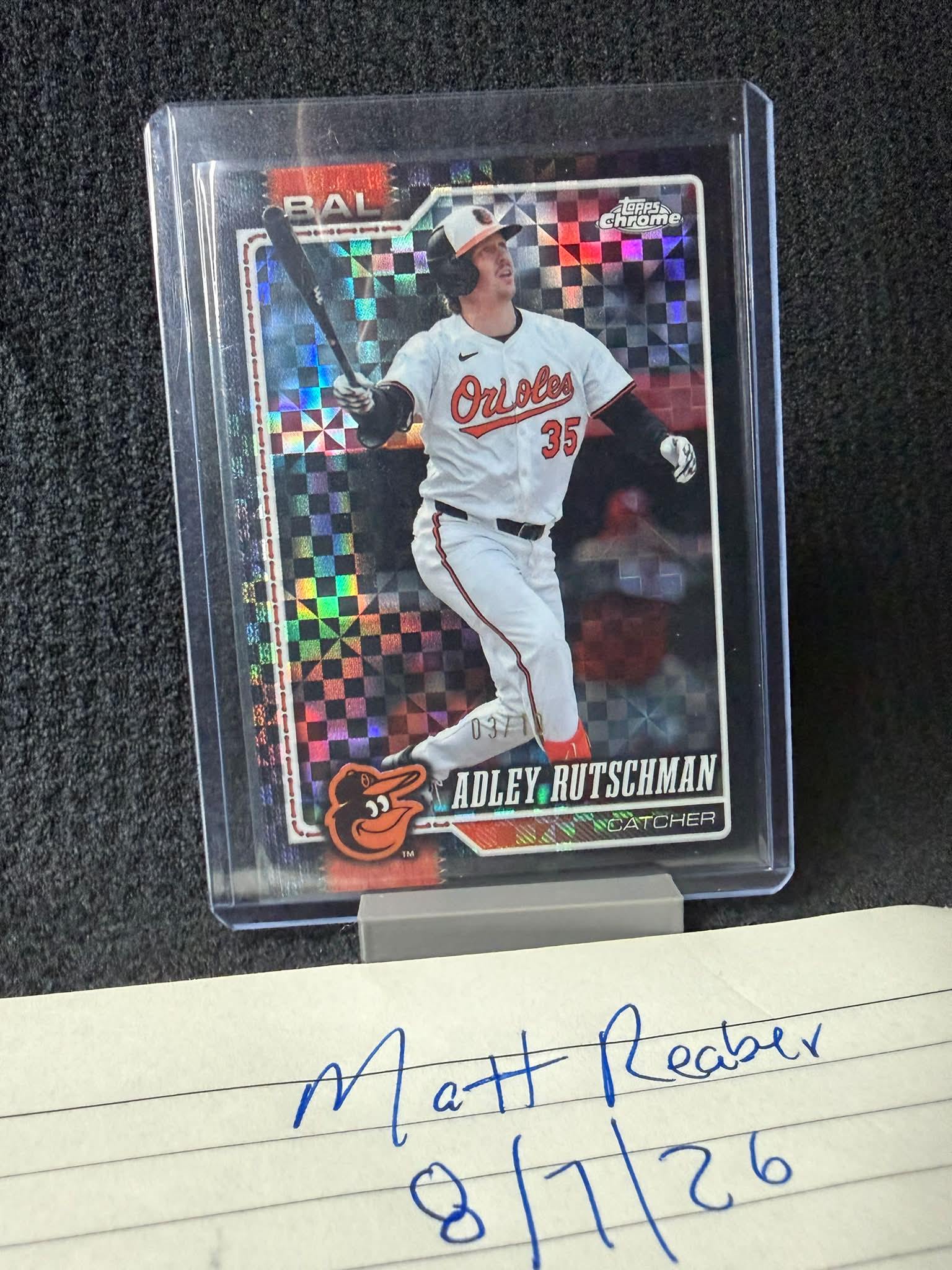 Adley Rutschman 1st Bowman + RC's
