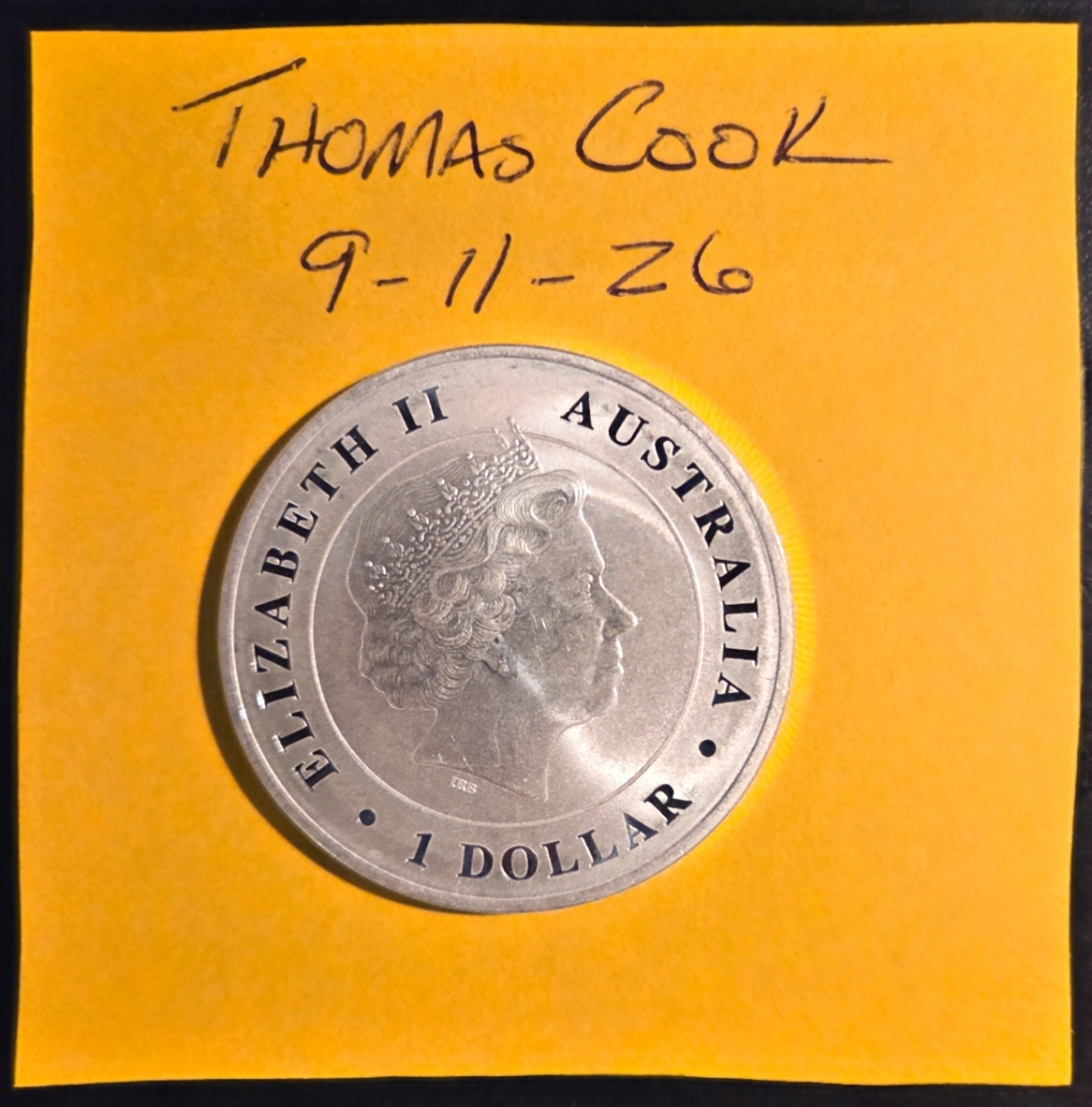 2014 Australian Dollar 1oz 999.0 Silver Reverse Cameo coin auction