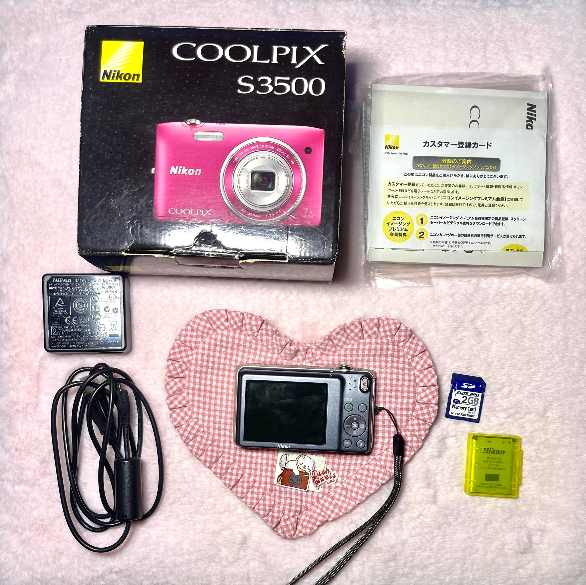 ⋆˚࿔ (Pre-loved) Nikon COOLPIX S3500 ??˚⋆ RUSH SELLING!