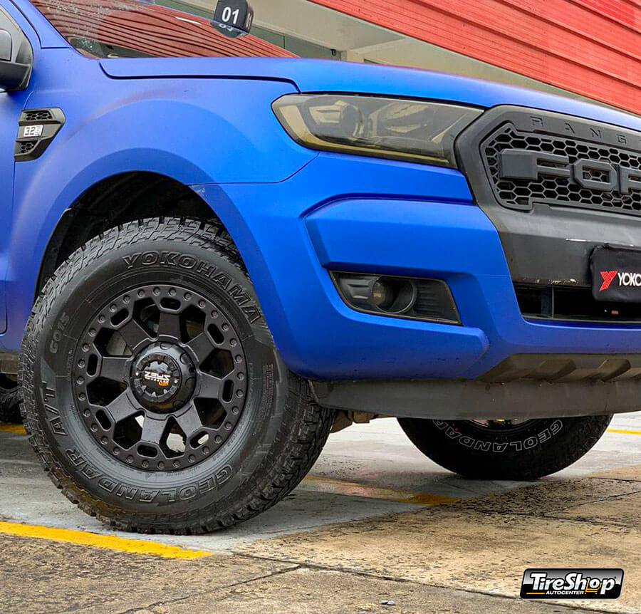 TireShop.com.br - Ford Ranger com pneus Yokohama Geolandar A/T G015 285 ...