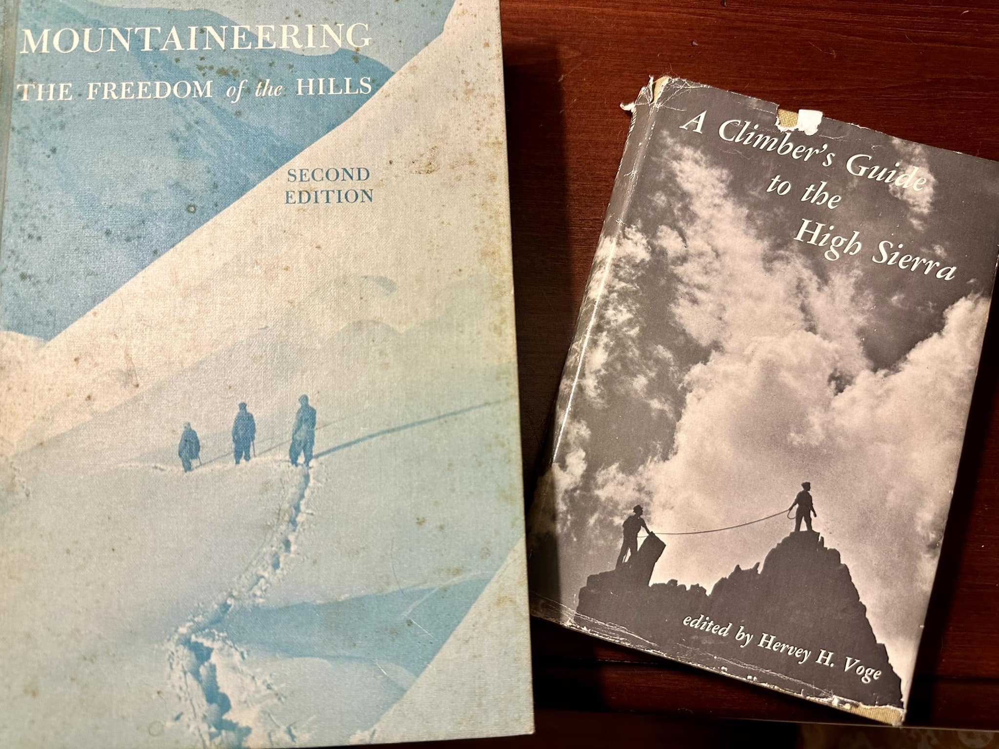 Vintage backpacking books from the 1970s