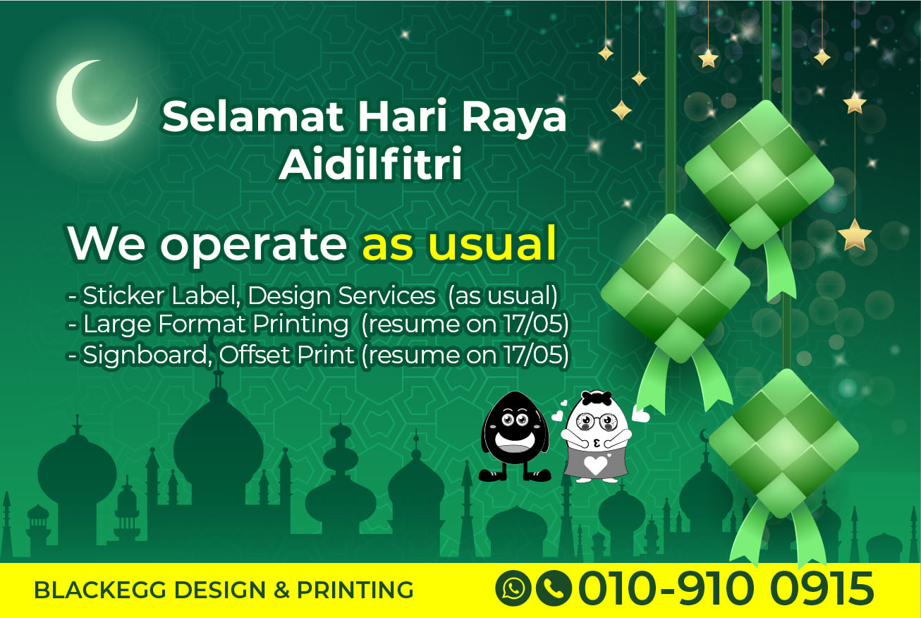 Mr.Black Logo Design - 【Raya Notice 】 Our business OPERATE USUAL during ...