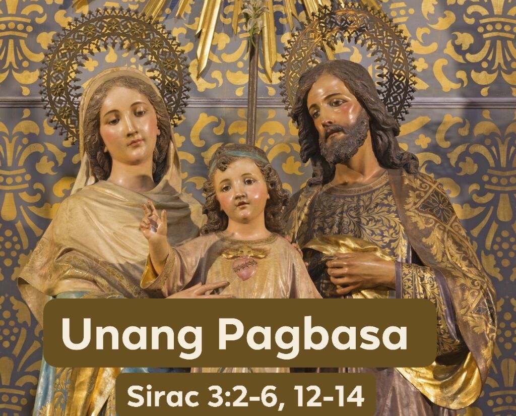 Tita - UNANG PAGBASA December 28,2025 Dominggo Ang Unang Pagbasa ...