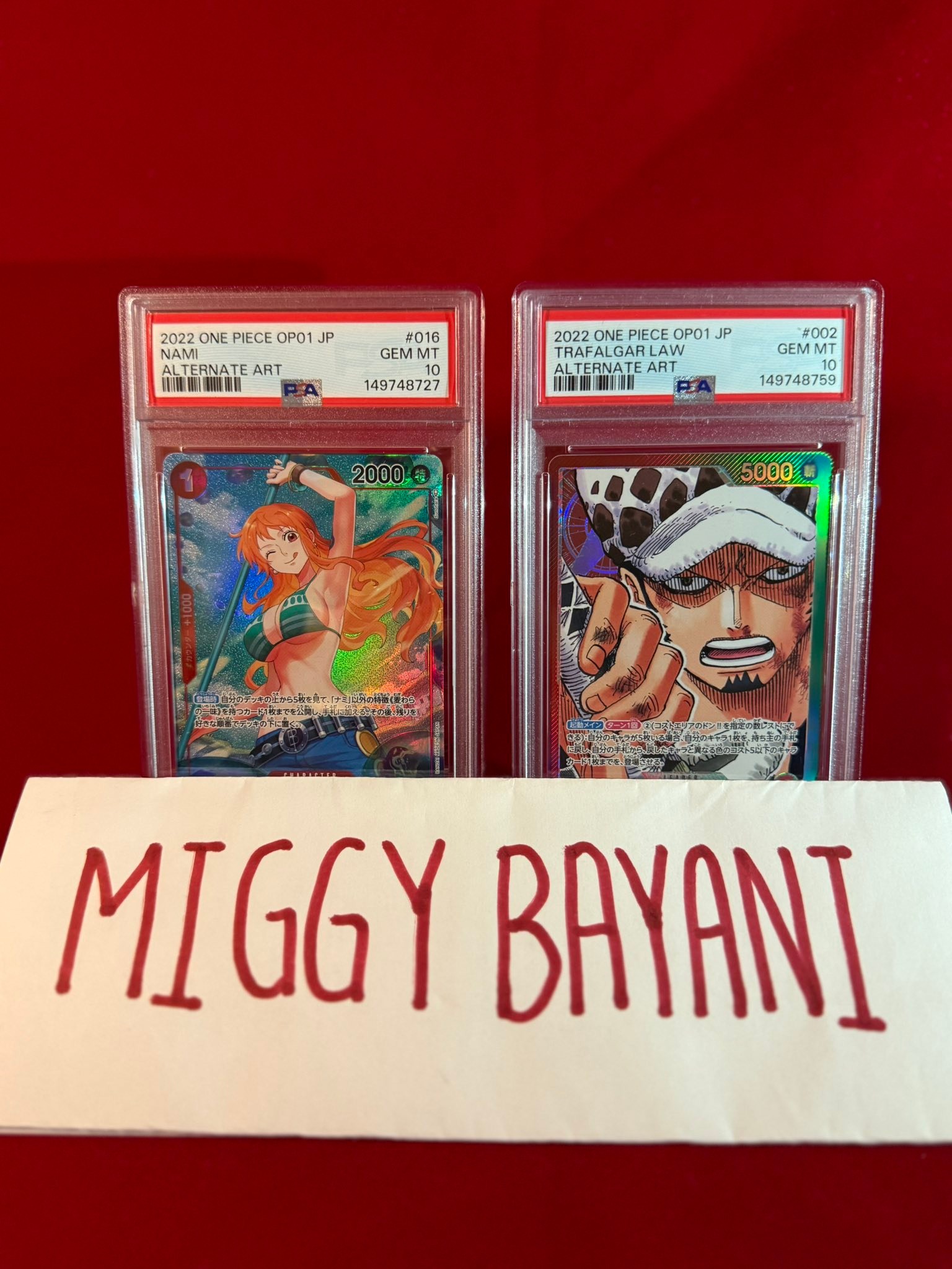 PSA10 ハンコック キッド SR ROMANCE DAWN ワンピースカード