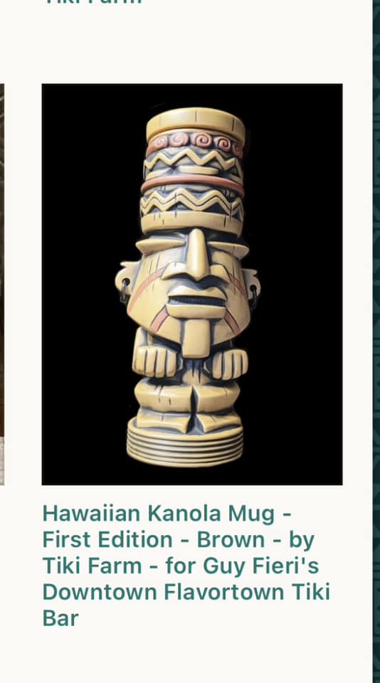 New Found a Tiki Farm Tiki mugs By. Mr. G 2001 and by Jimmy C 2002