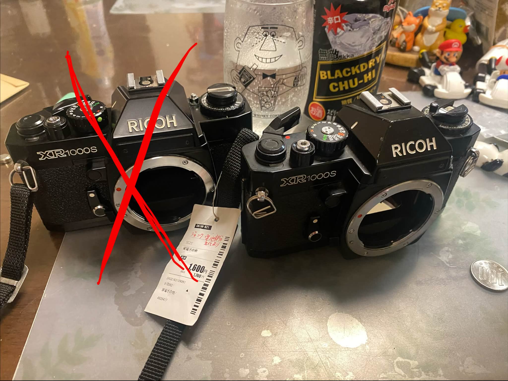 ミラーアップして直らないというジャンクの「Nikon FA」を2023年10月に