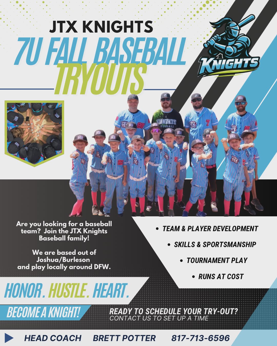 North County Knights baseball try-out form now live for U15s