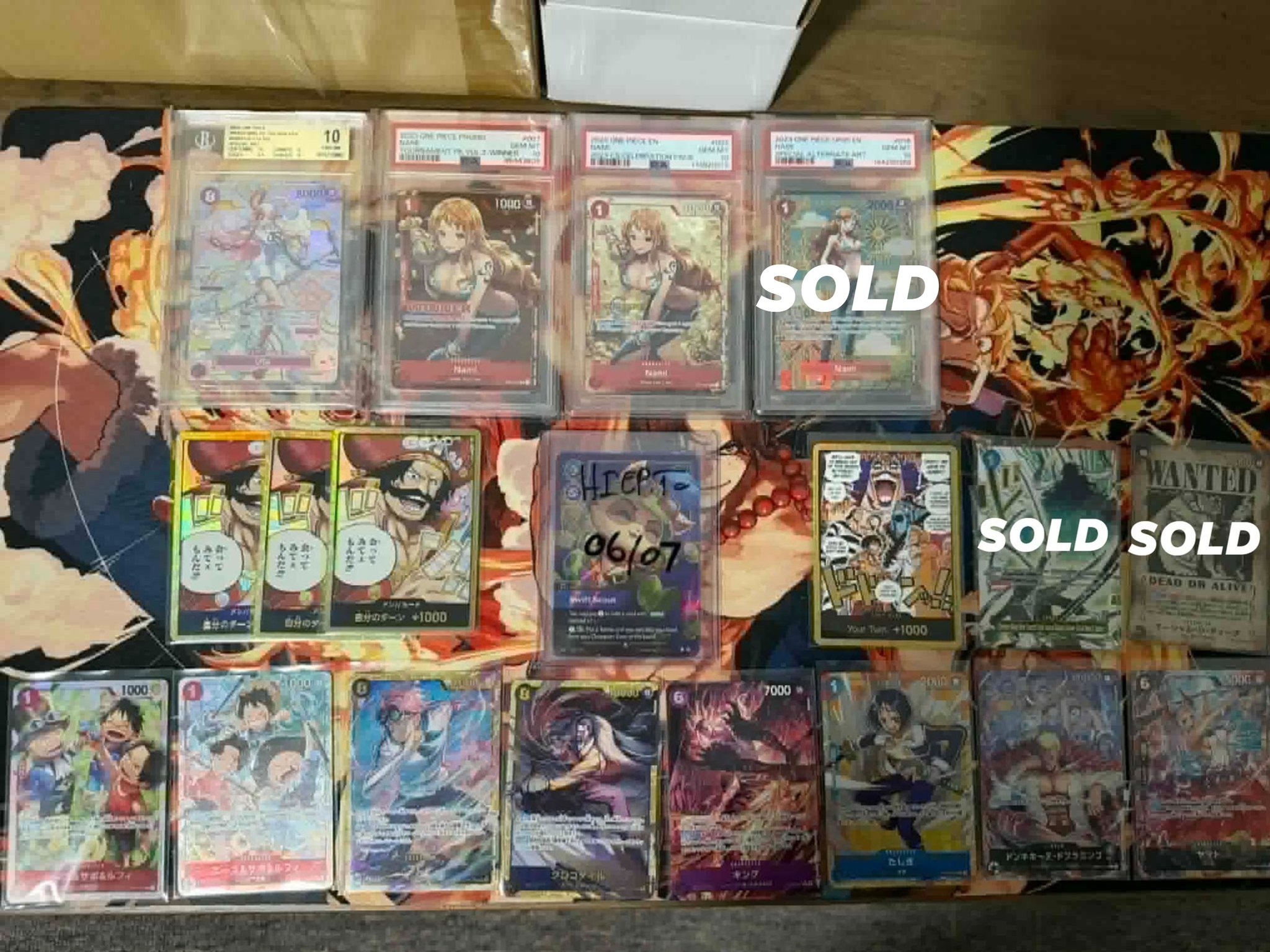 PSA 10 Nami battle winner card for sale