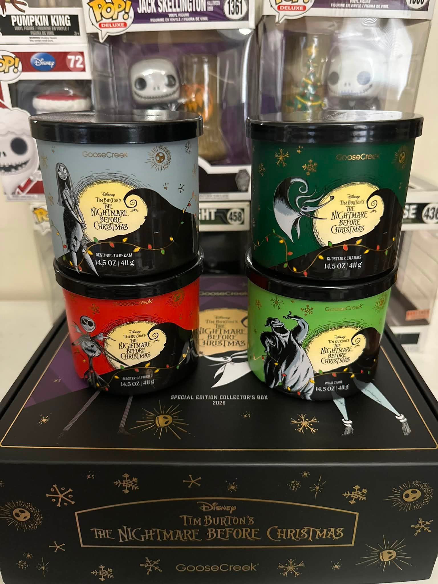 Nightmare Before Christmas candles from Goose Creek, NY Candle Co