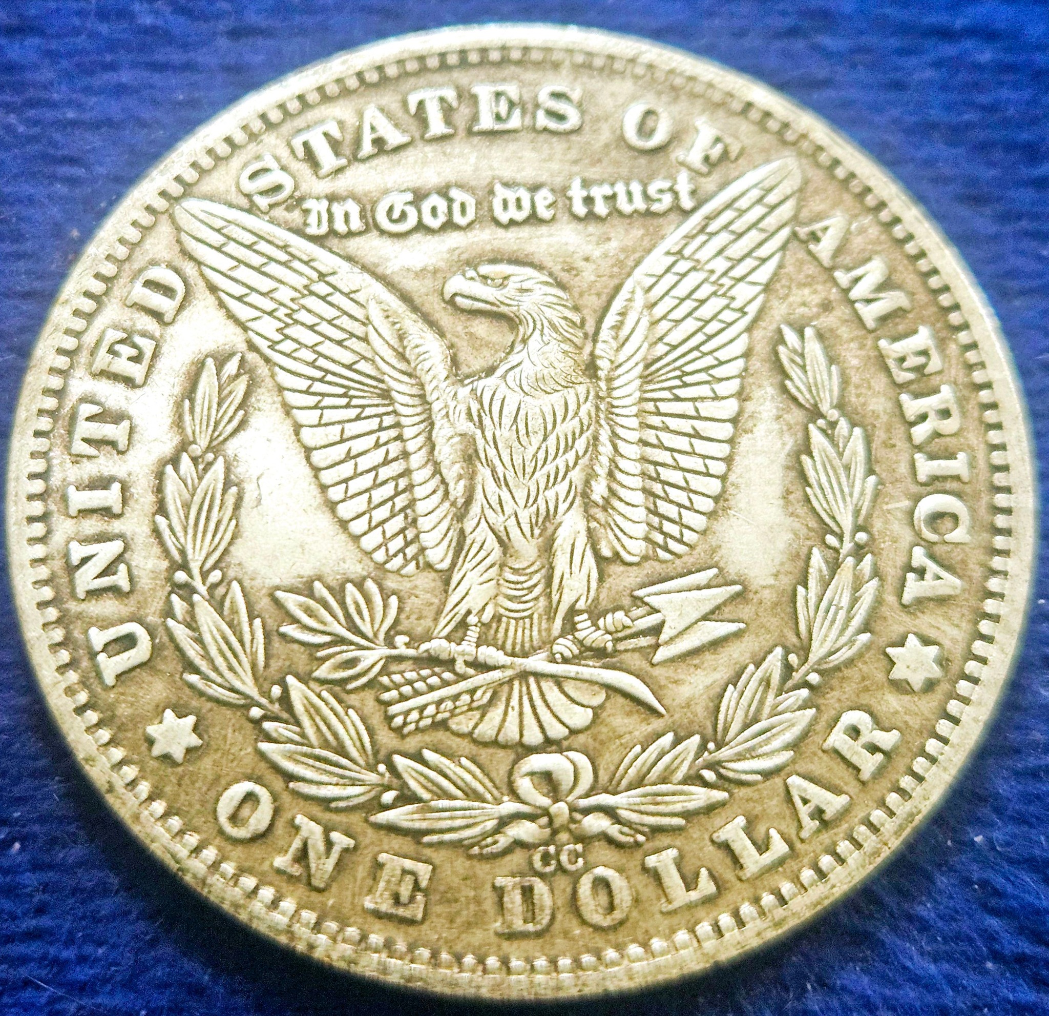 Pièce Hobo Nickel 1881 – Réplique Morgan Dollar En Laiton Plaqué Argent – Souvenir De Collection Unique