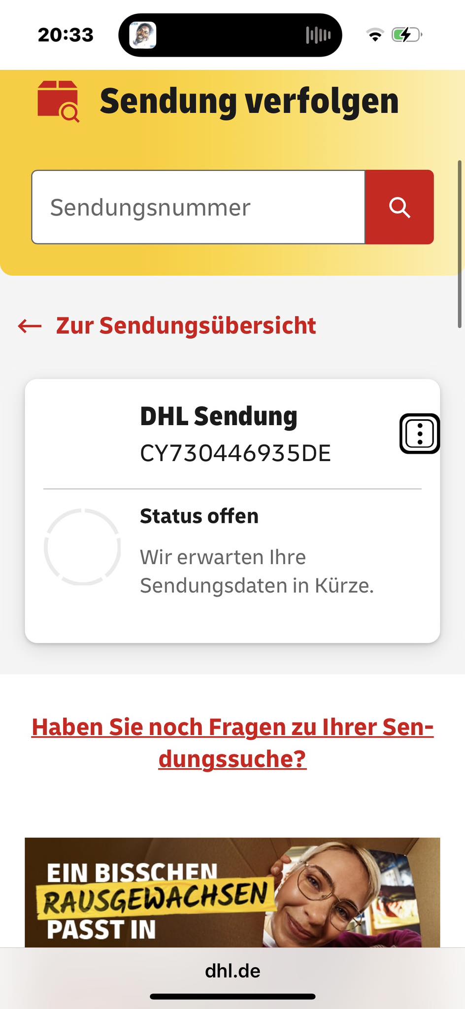 Deutsche Post DHL Probleme -Tipps - Informationen | Hallo zusammen ...
