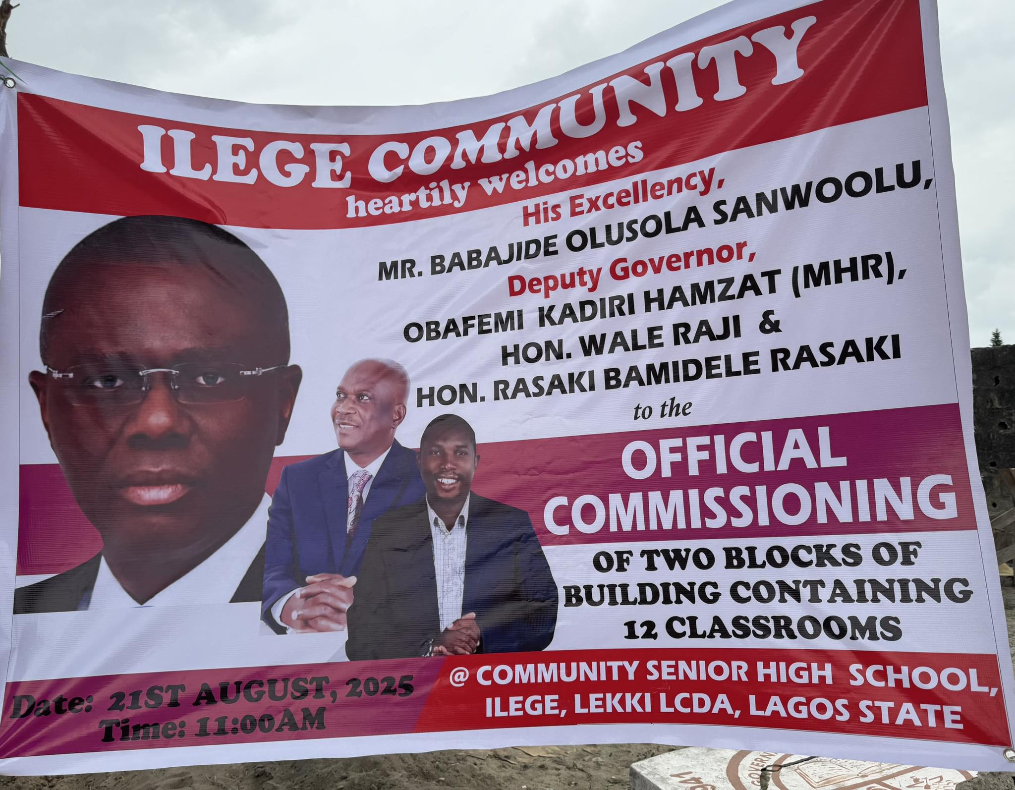 Sammy - The Chairman of Lekki LCDA Hon. Rasaki Bamidele Kasali welcomes ...