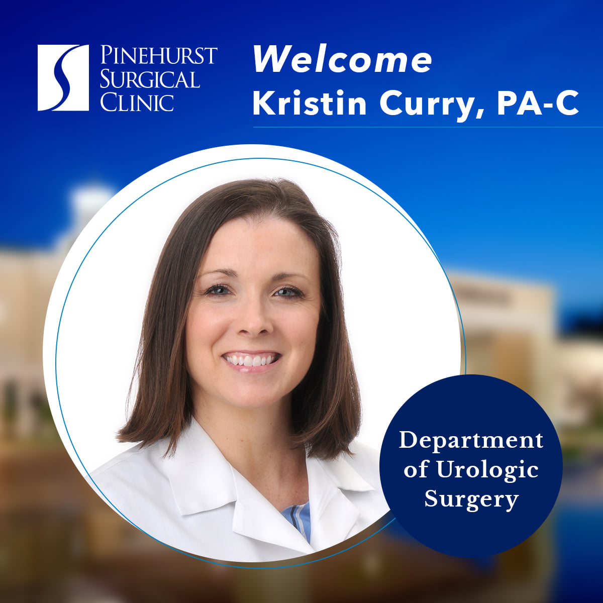 Pinehurst - Pinehurst Surgical Clinic is excited to introduce one of ...