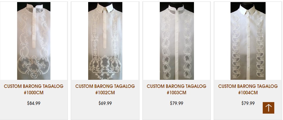 Barongs R Us - ORDER CUSTOM BARONG TAGALOG FOR MEN. Create...