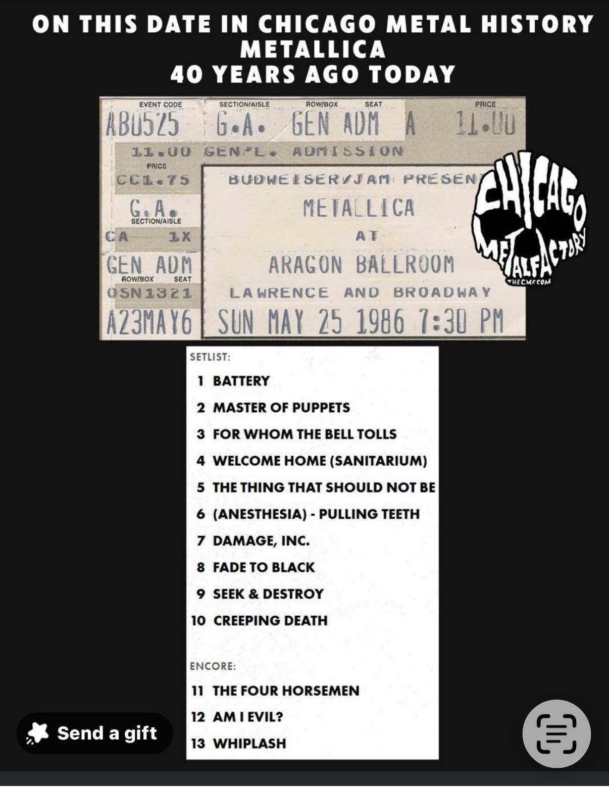 METALLICA's 