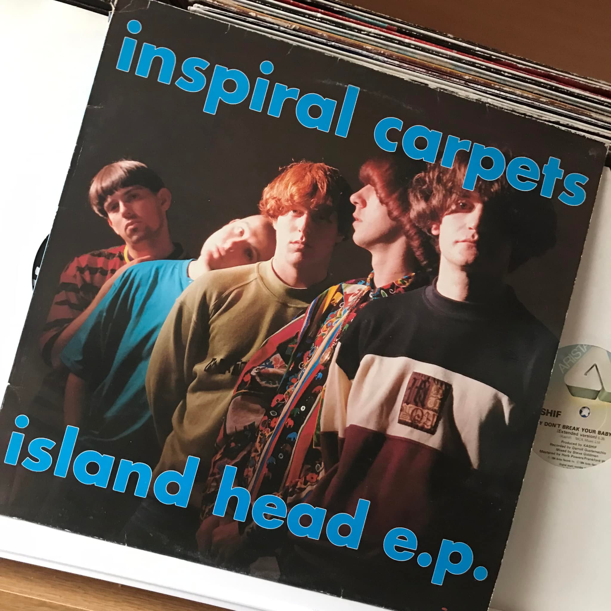 INSPIRAL CARPETS Devil Hopping. 1994 UK 12-track LP.
