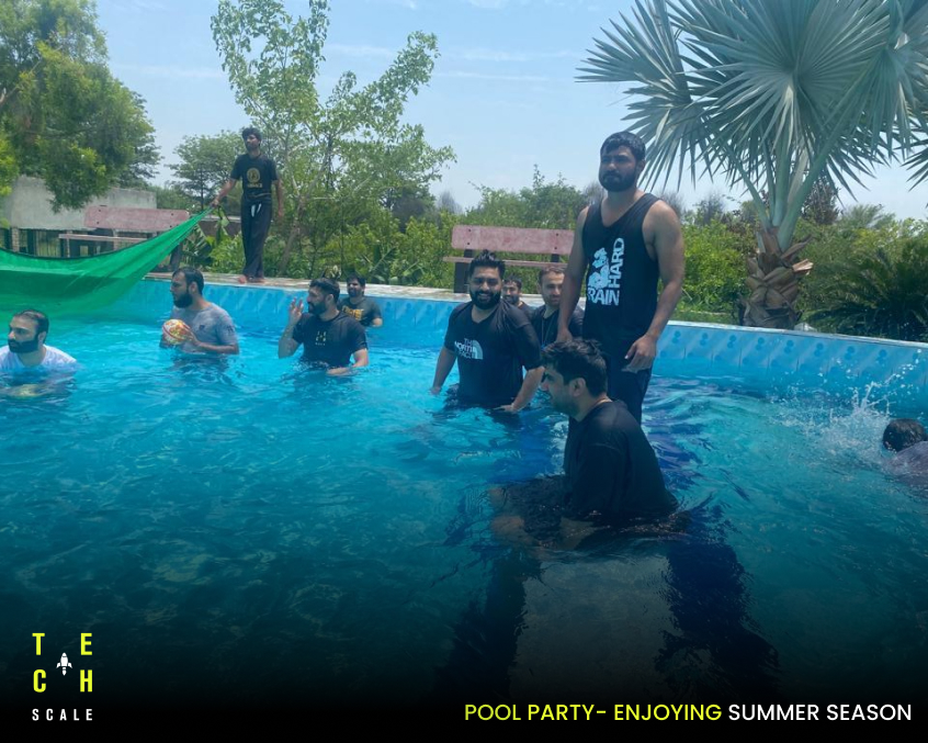 Tech Scale - Tech Scale organized a fantastic pool party...