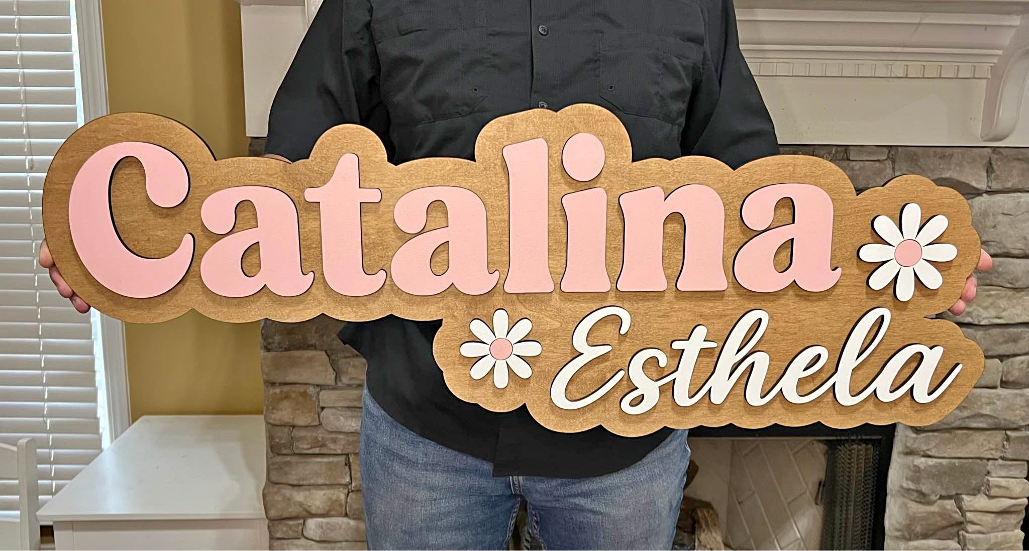 Floral Nursery Name Sign - Plaques & Signs | Facebook Marketplace ...
