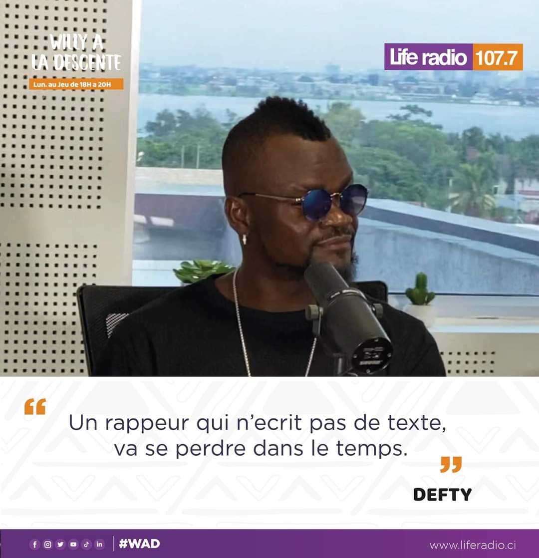 Defty(rappeur🇨🇮): “Un rappeur qui... - Euloge Kuyo First
