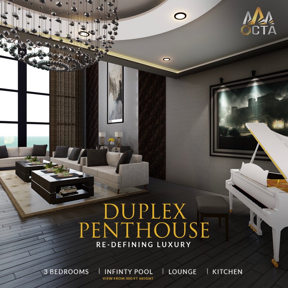 AAA Octa - Duplex Penthouse at AAA OCTA is a modern palace that ...