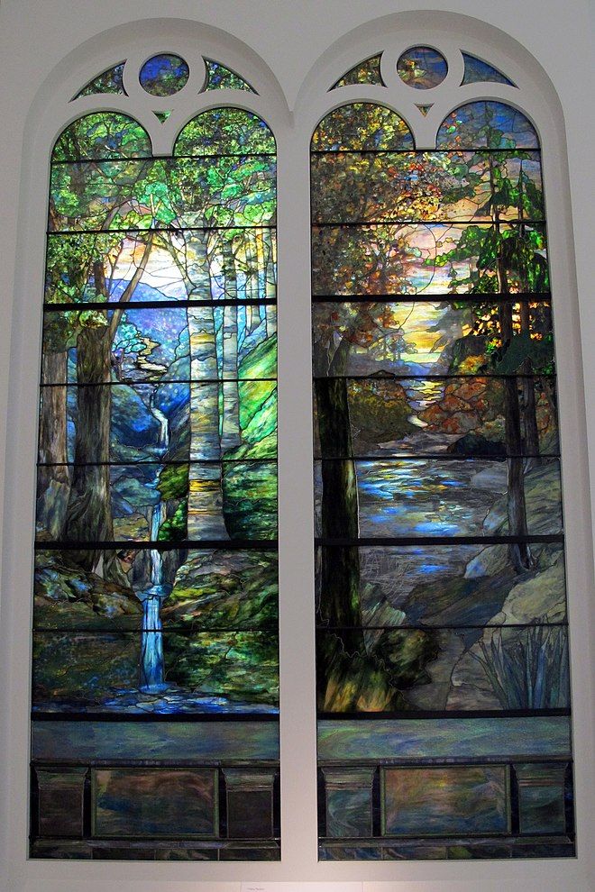 Fallingwater's collection of Tiffany glass