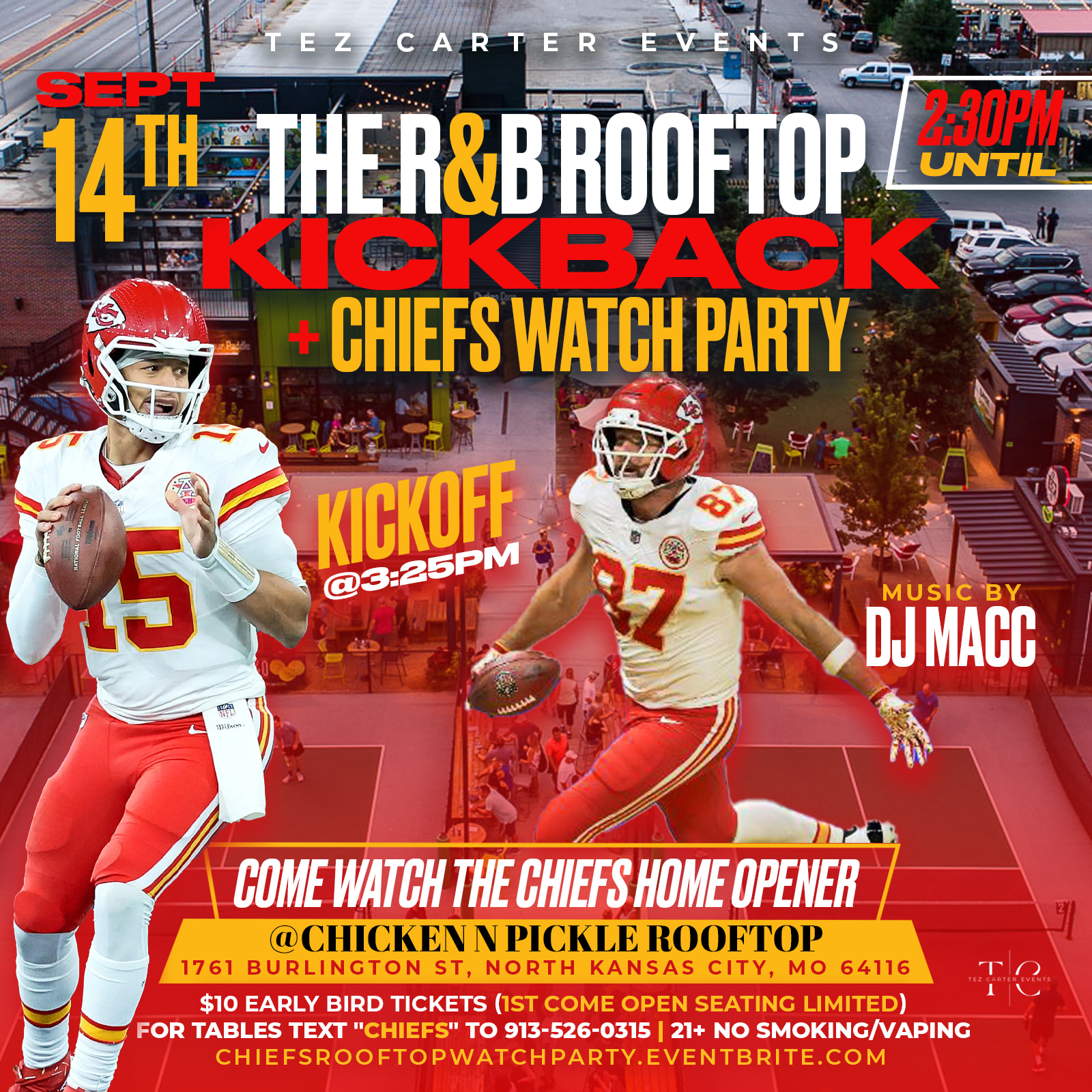The R&B Rooftop Kickback + Chiefs Watch Party