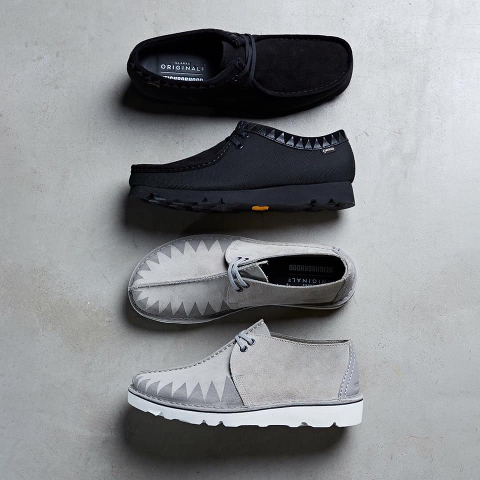 Shop the Clarks Originals x Neighbourhood collaboration online and